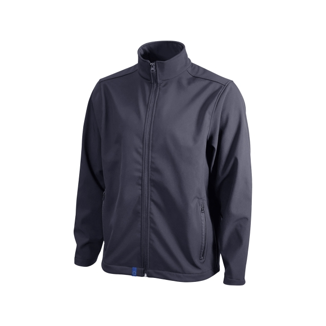 Veste softshell publicitaire personnalisable Bleu marine